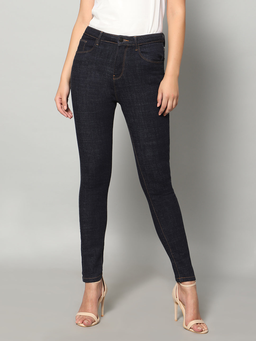 REA-LIZE Blue Slim Fit High Rise Denim Jeans