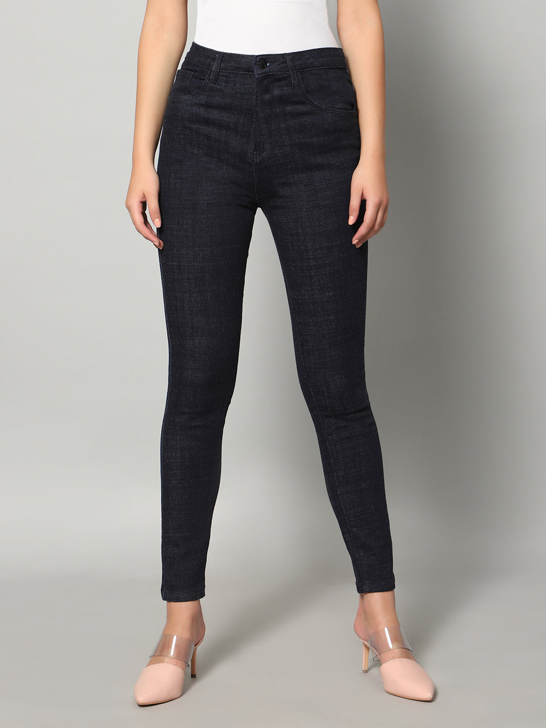 REA-LIZE Blue Slim Fit High Rise Denim Jeans