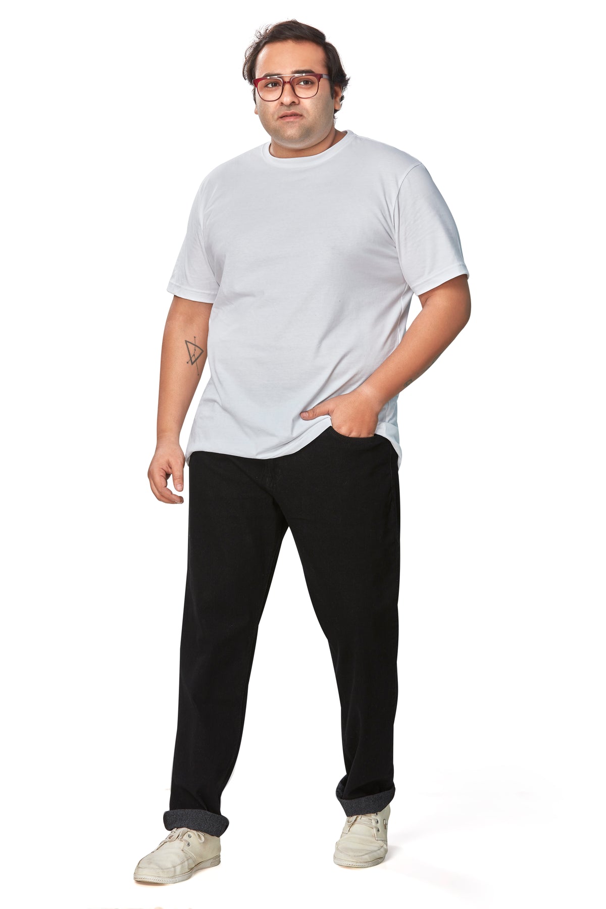 Men's Plus Size Regular Fit Denim Jeans