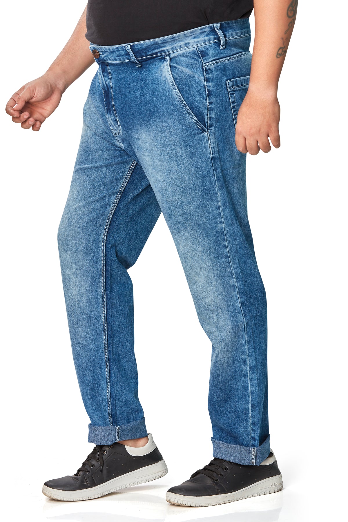 Men's Plus Size Regular Fit Denim Jeans