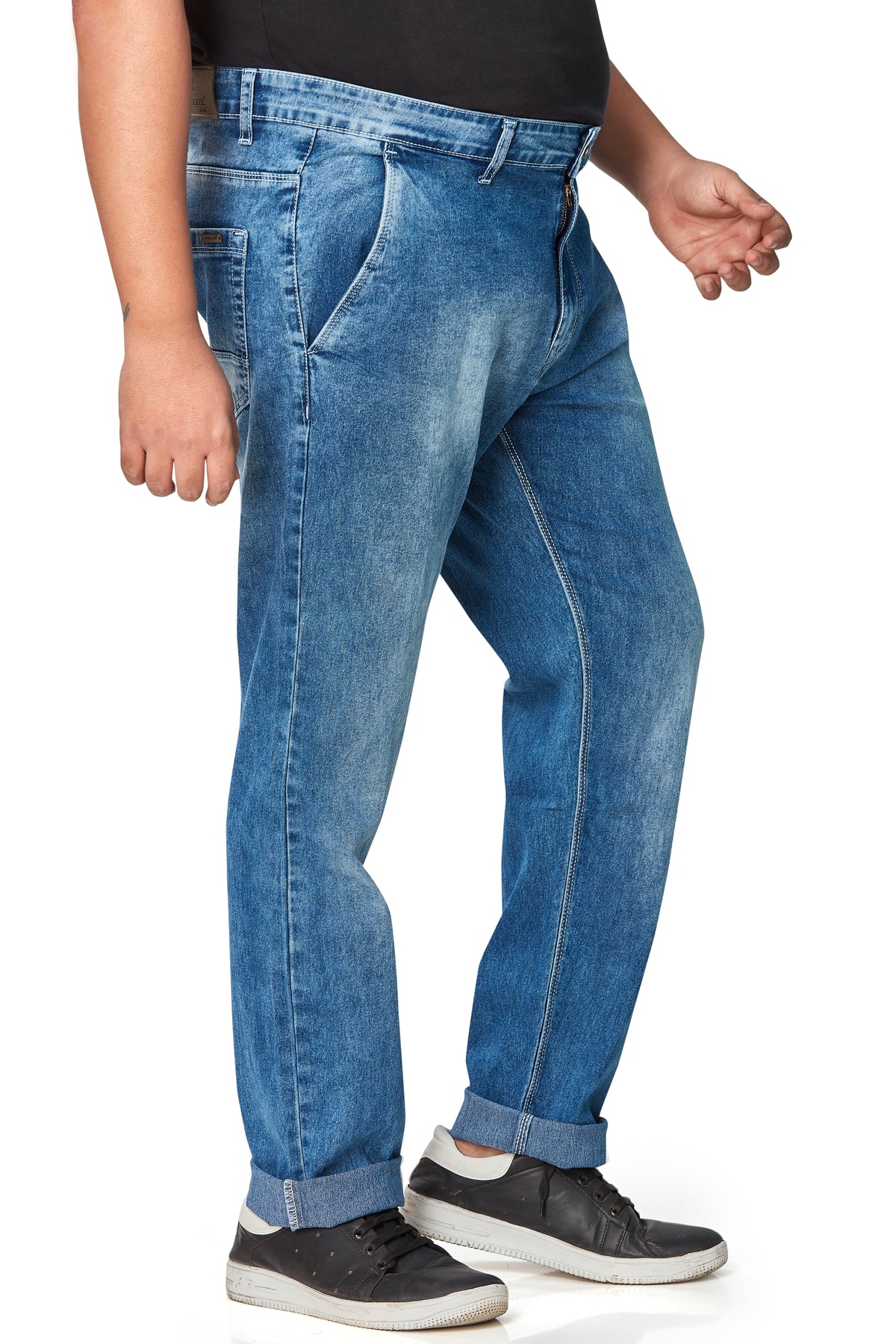 Men's Plus Size Regular Fit Denim Jeans