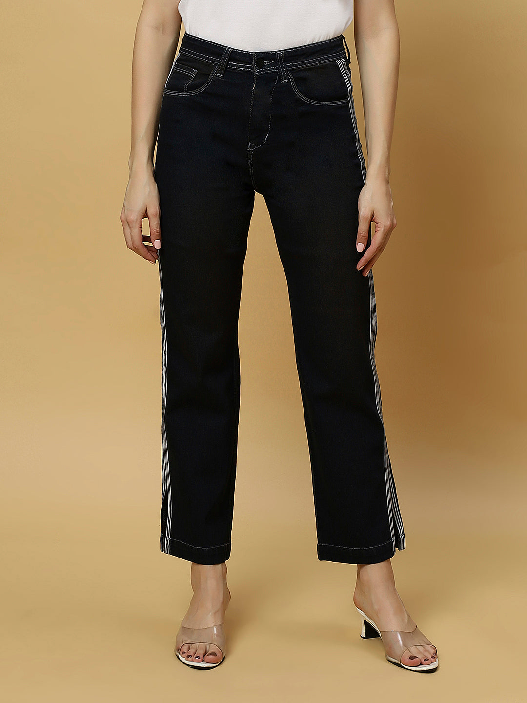 REA-LIZE Blue Dark Shade Skinny Women Jeans