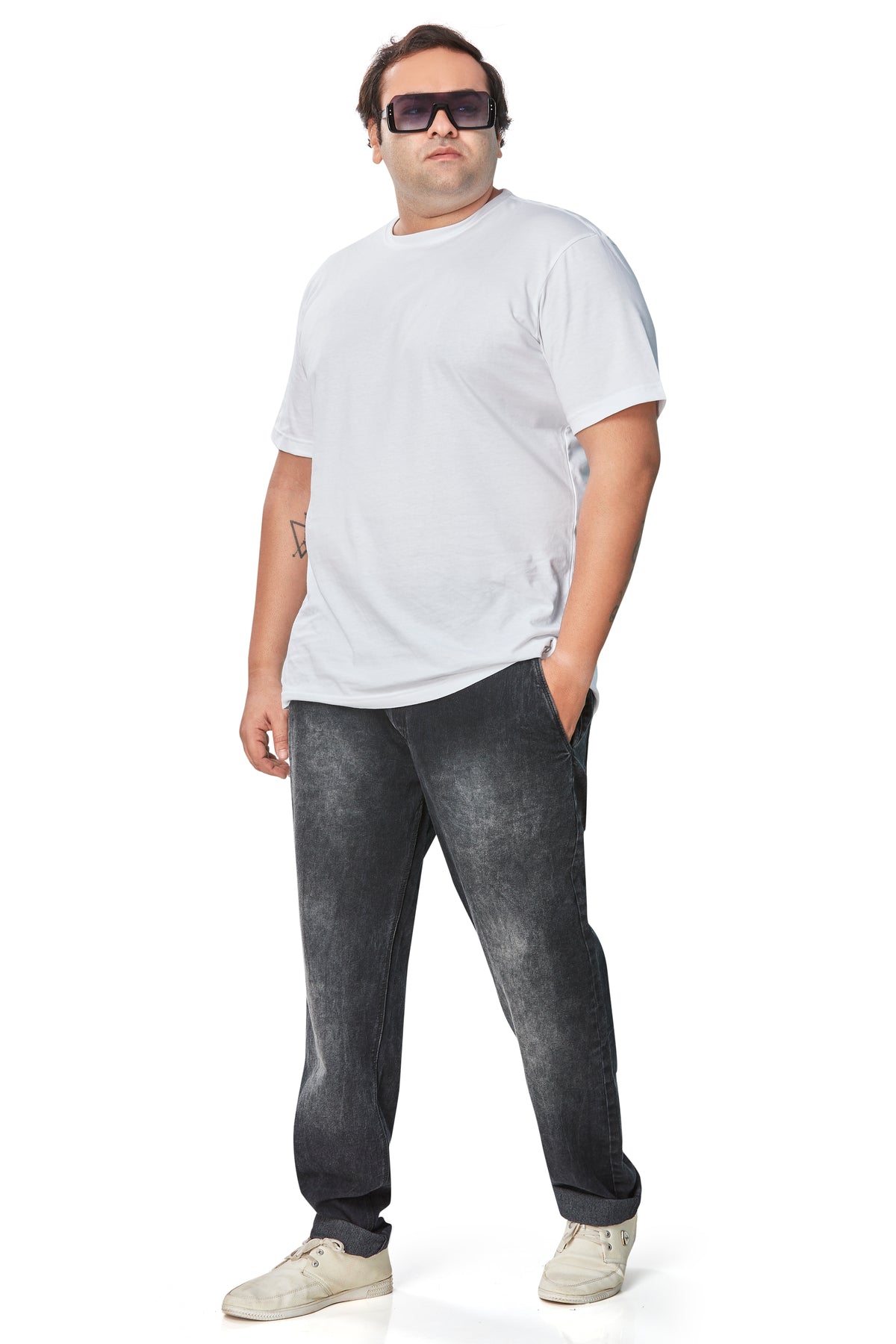 Men's Plus Size Regular Fit Denim Jeans