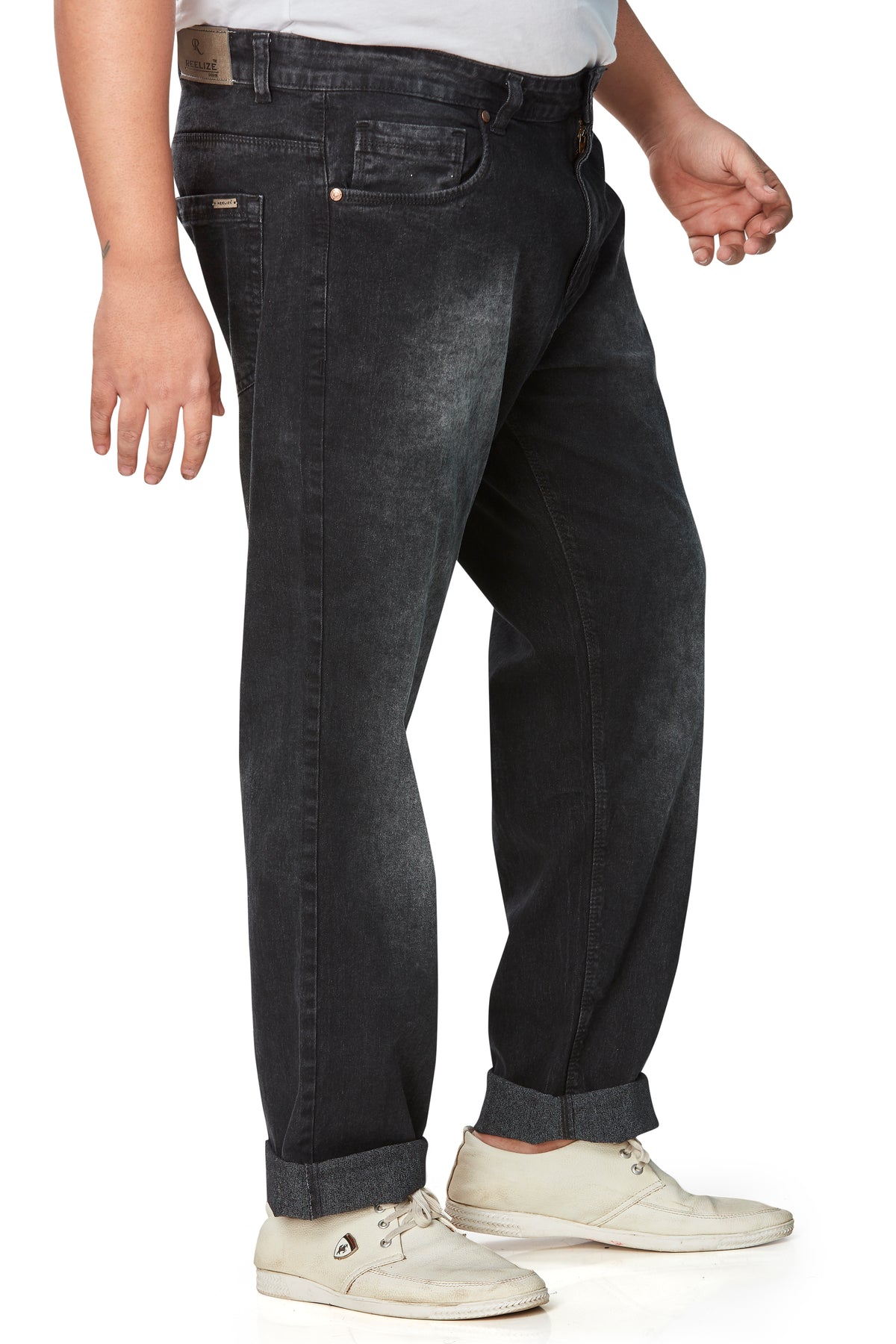Men's Plus Size Regular Fit Denim Jeans