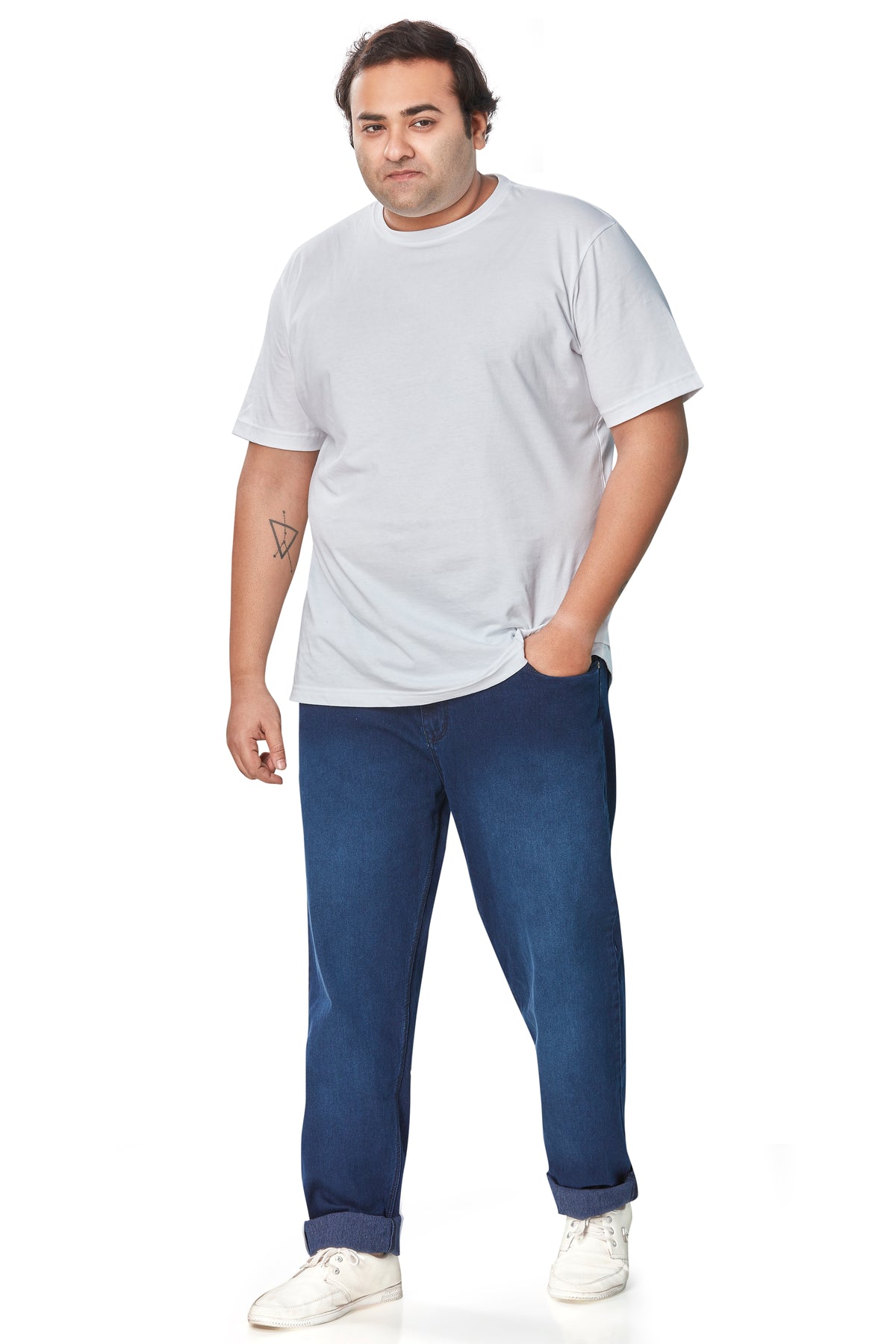 Men's Plus Size Regular Fit Denim Jeans