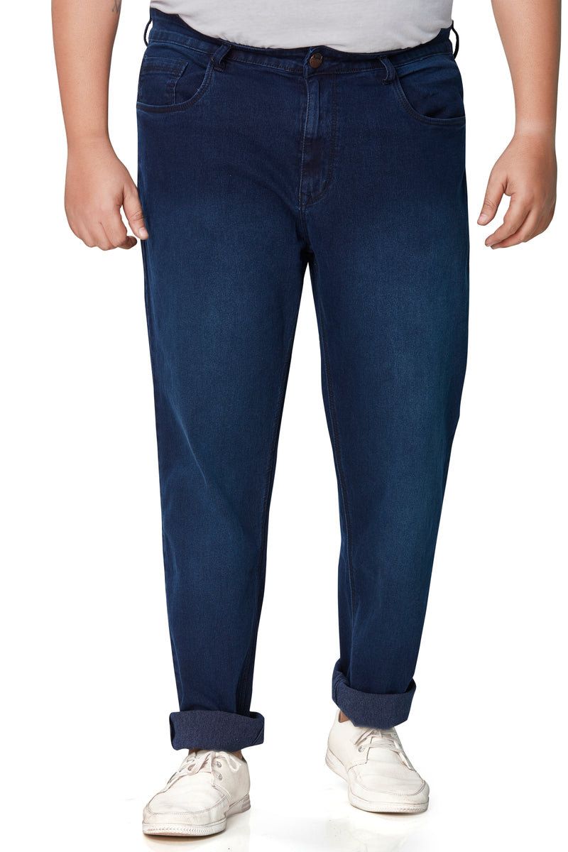 Men's Plus Size Regular Fit Denim Jeans