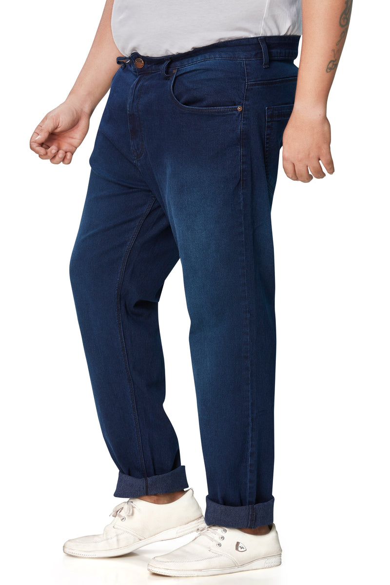 Men's Plus Size Regular Fit Denim Jeans