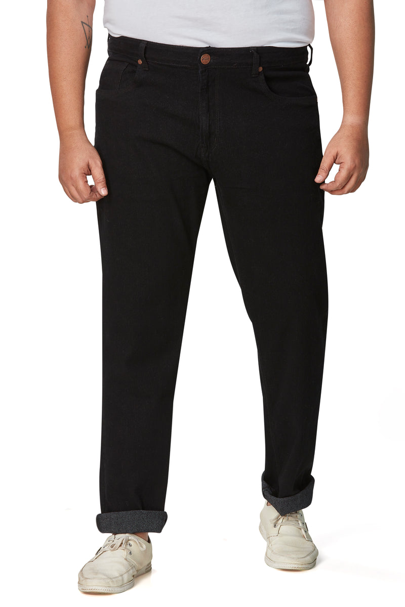 Men's Plus Size Regular Fit Denim Jeans
