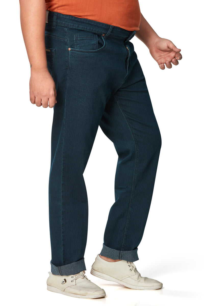 Men's Plus Size Regular Fit Denim Jeans
