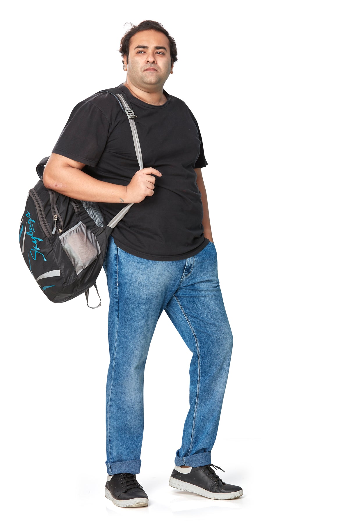 Mens Plus Size Regular Fit Denim Jeans
