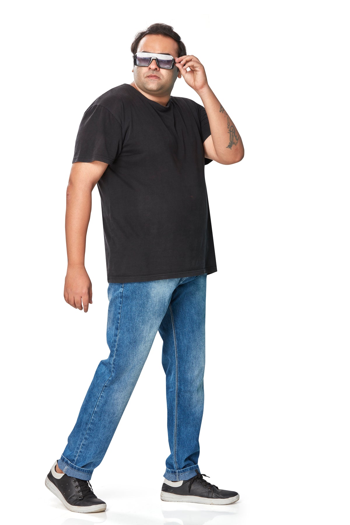 Men's Plus Size Regular Fit Denim Jeans
