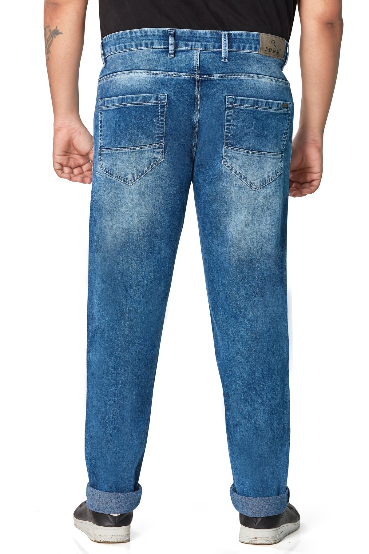 Men's Plus Size Regular Fit Denim Jeans