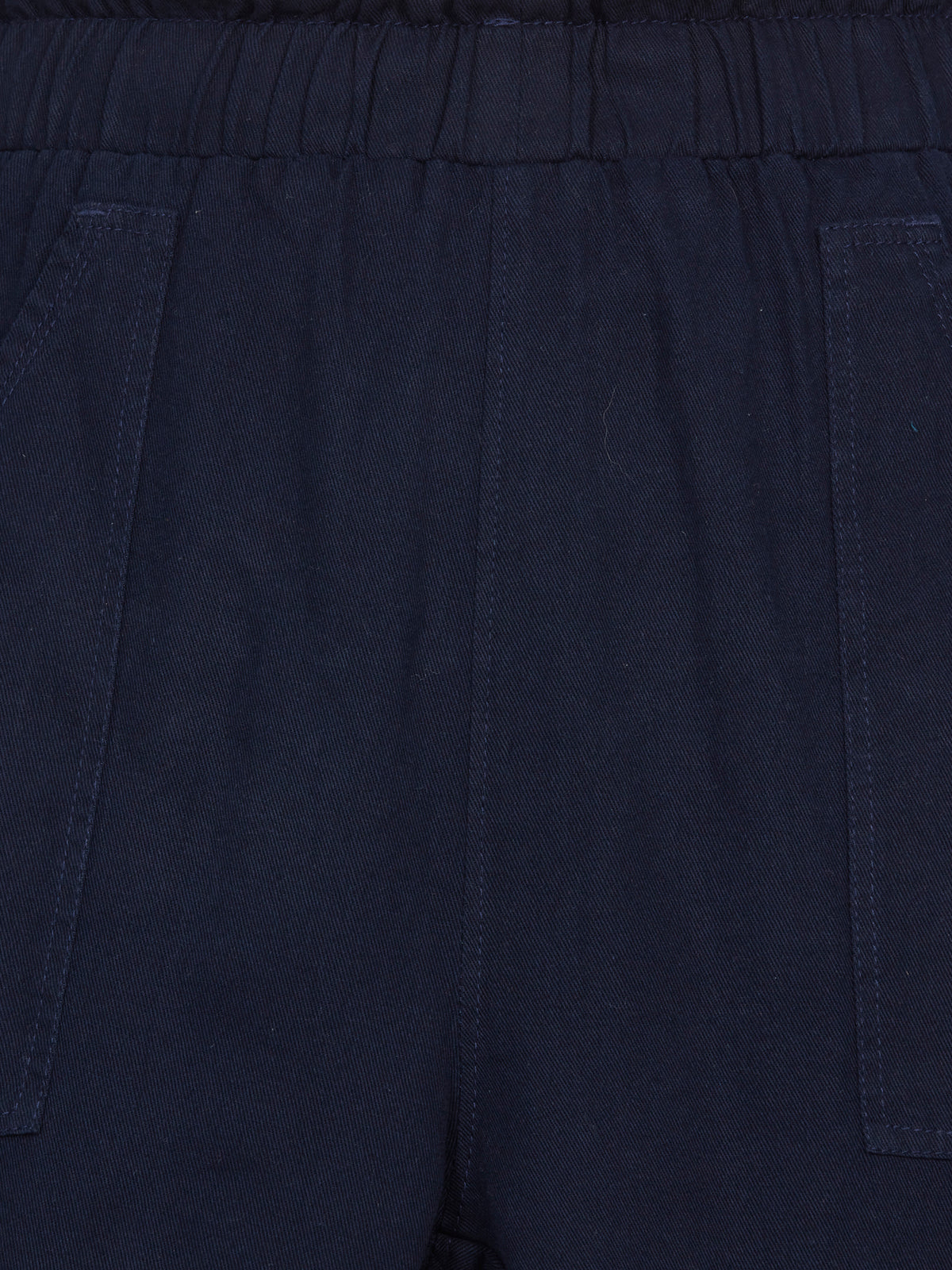 Dark Nevy Blue high rise cotton non-lycra-Goggers