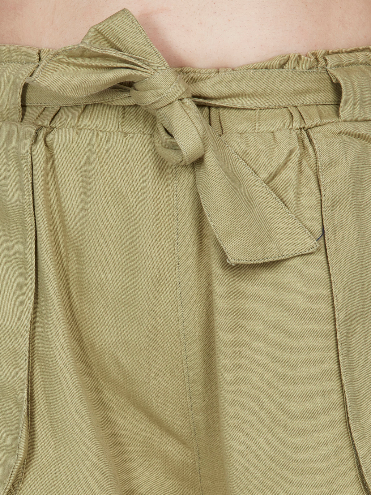 Pista Green high rise cotton non-lycra Wide Leg