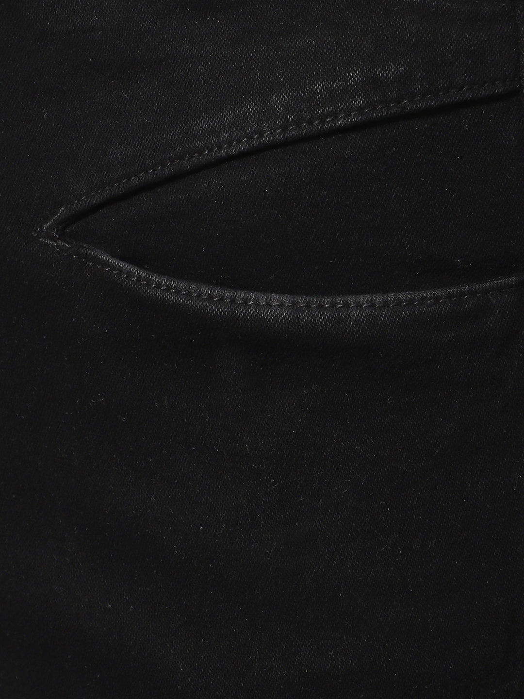 Black High-Rise Wide Leg Jeans