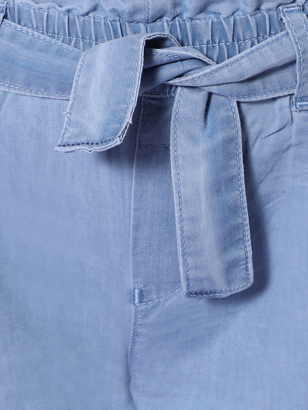 Women Wide Leg High-Rise Low Distress Stretchable Jeans