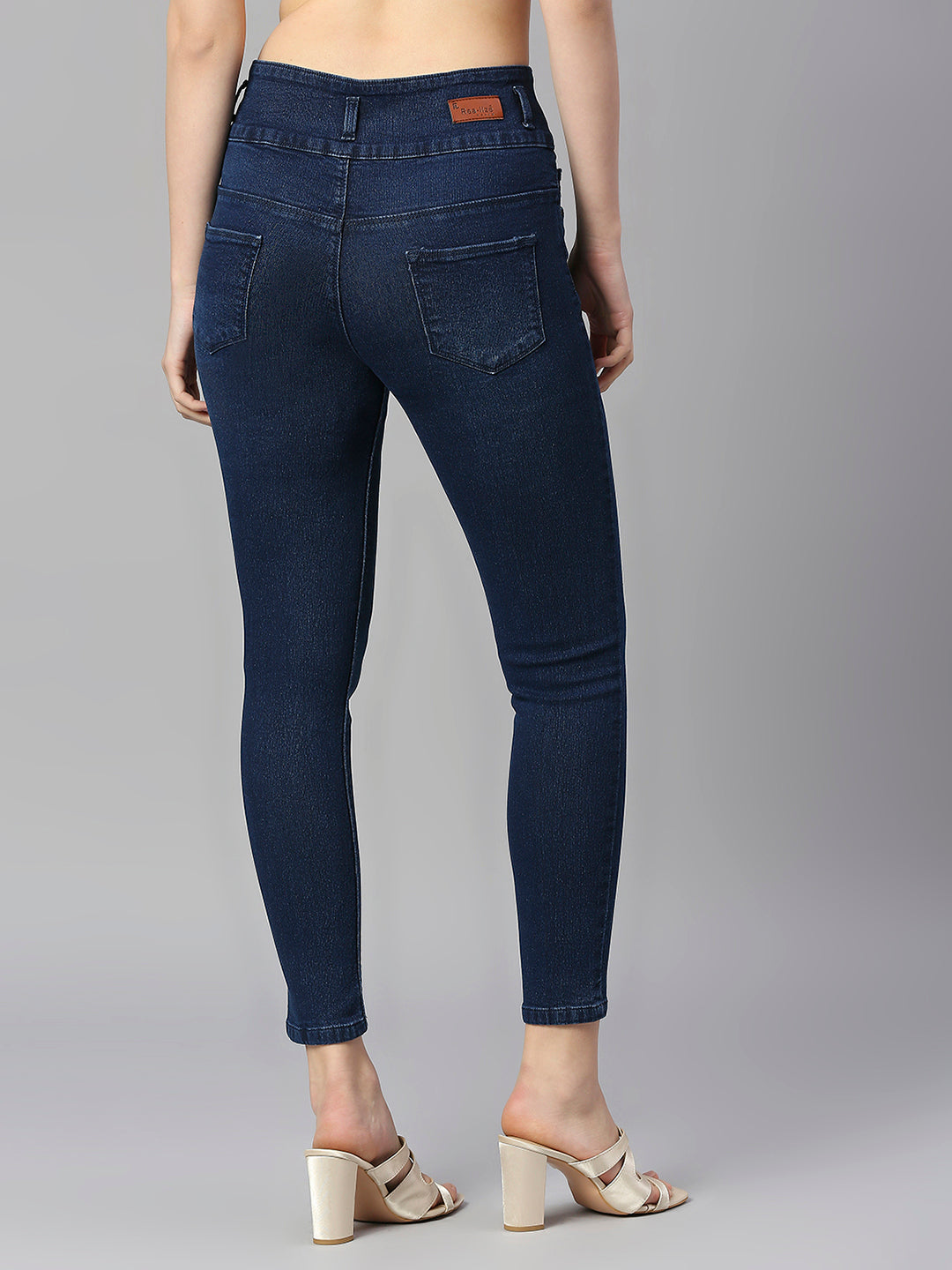 Blue Skinny Fit Jeans with Insert Pockets