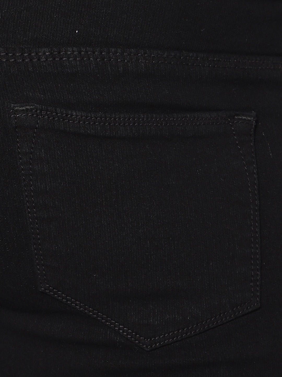 Black Skinny Fit Jeans with Insert Pockets