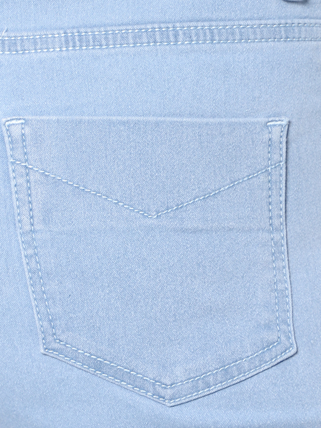 Blue Bootcut High rise Jeans with Insert Pockets