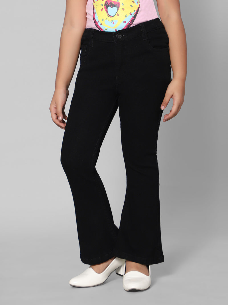 Rea-Lize Girls Regular Fit Mid-Rise Denim Jeans