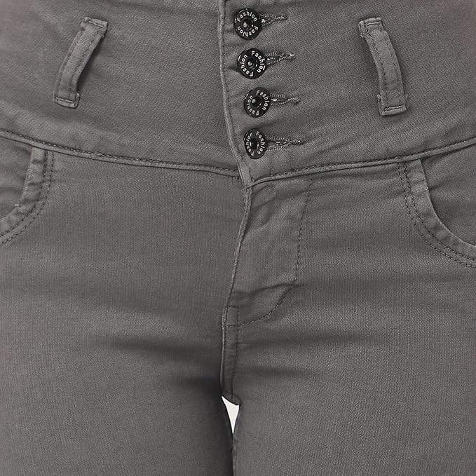 GREAY 4 BTN Skinny Fit Jeans with Insert Pockets