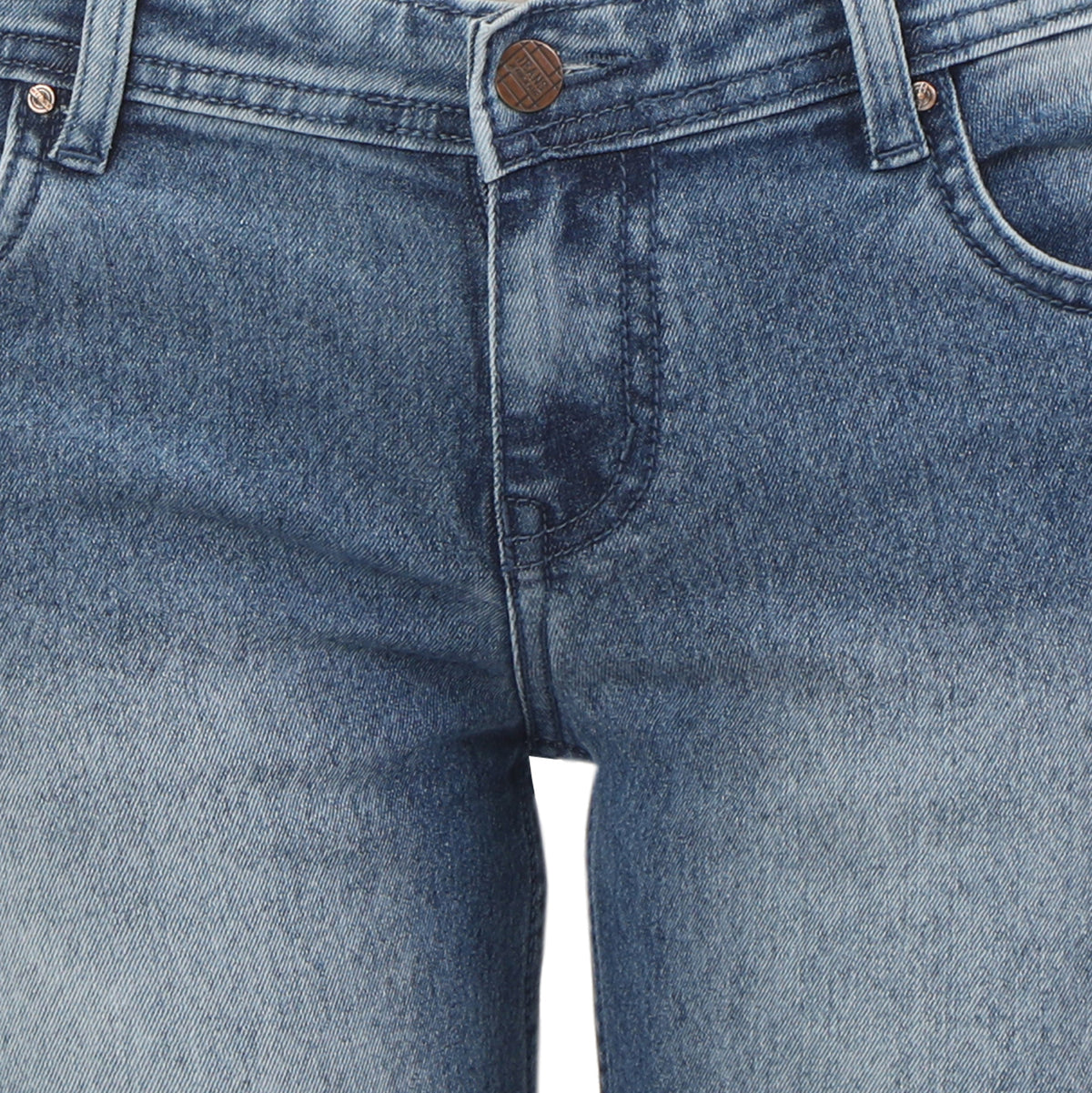 BLUE  LOW WAIST BOOT CUT Jeans with Insert Pockets