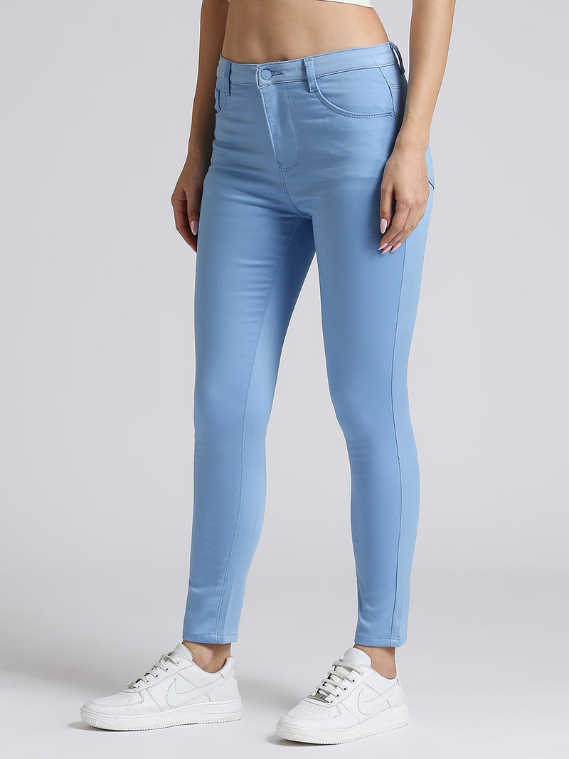 Blue Skinny Fit Jeans With Insert Pockets