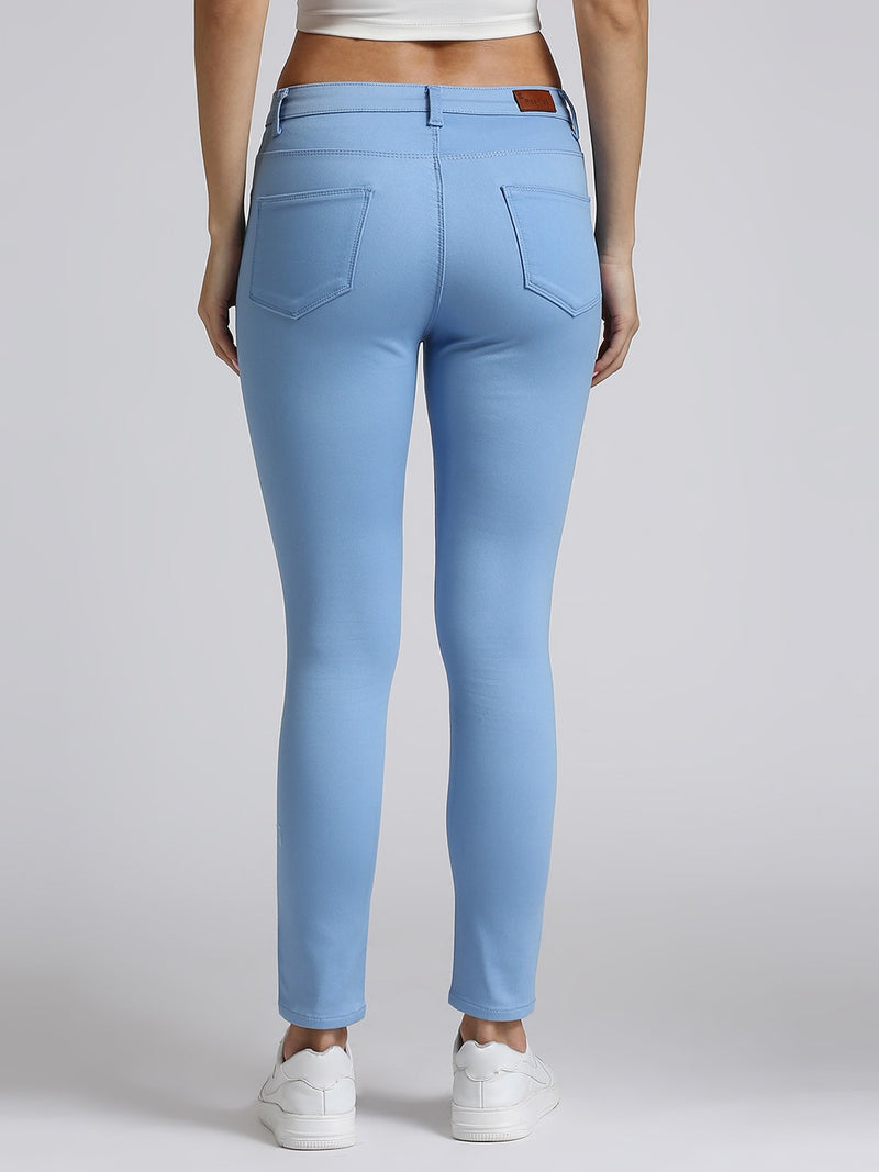 Blue Skinny Fit Jeans With Insert Pockets