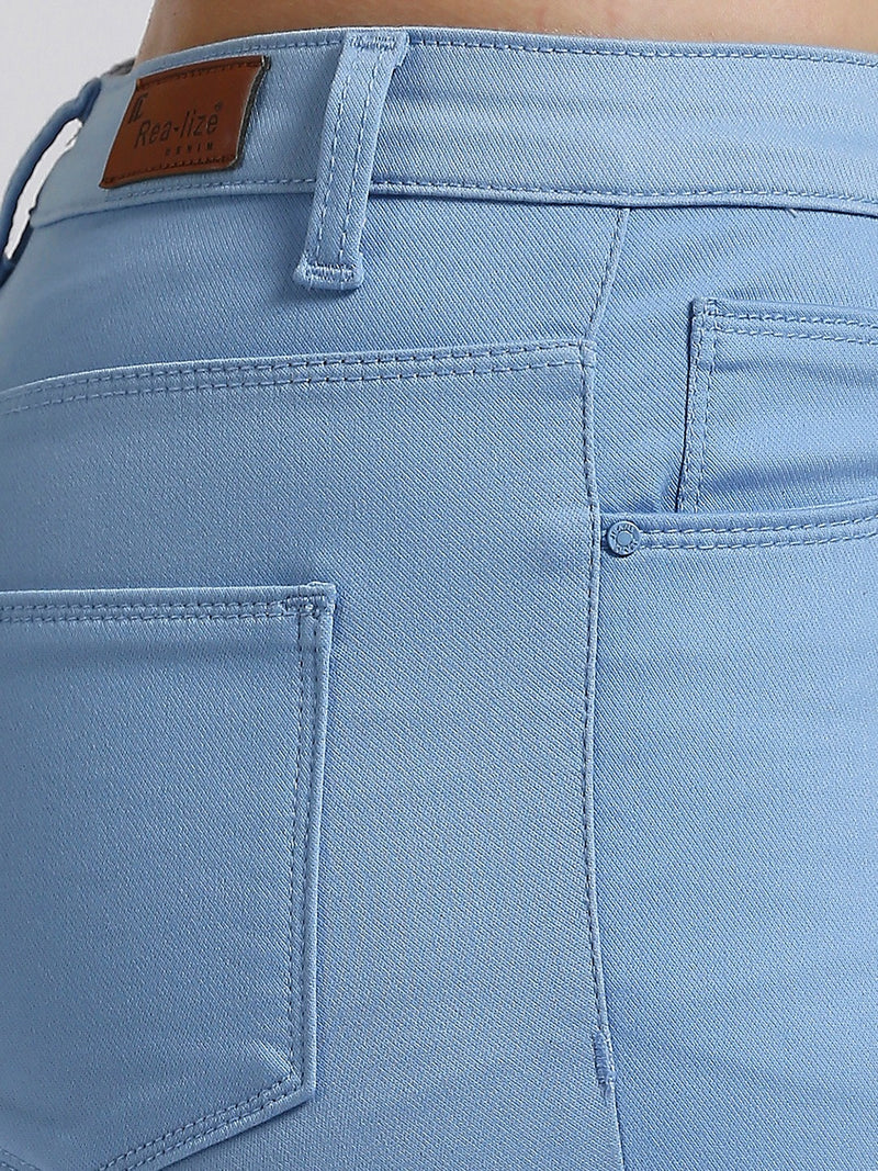 Blue Skinny Fit Jeans With Insert Pockets