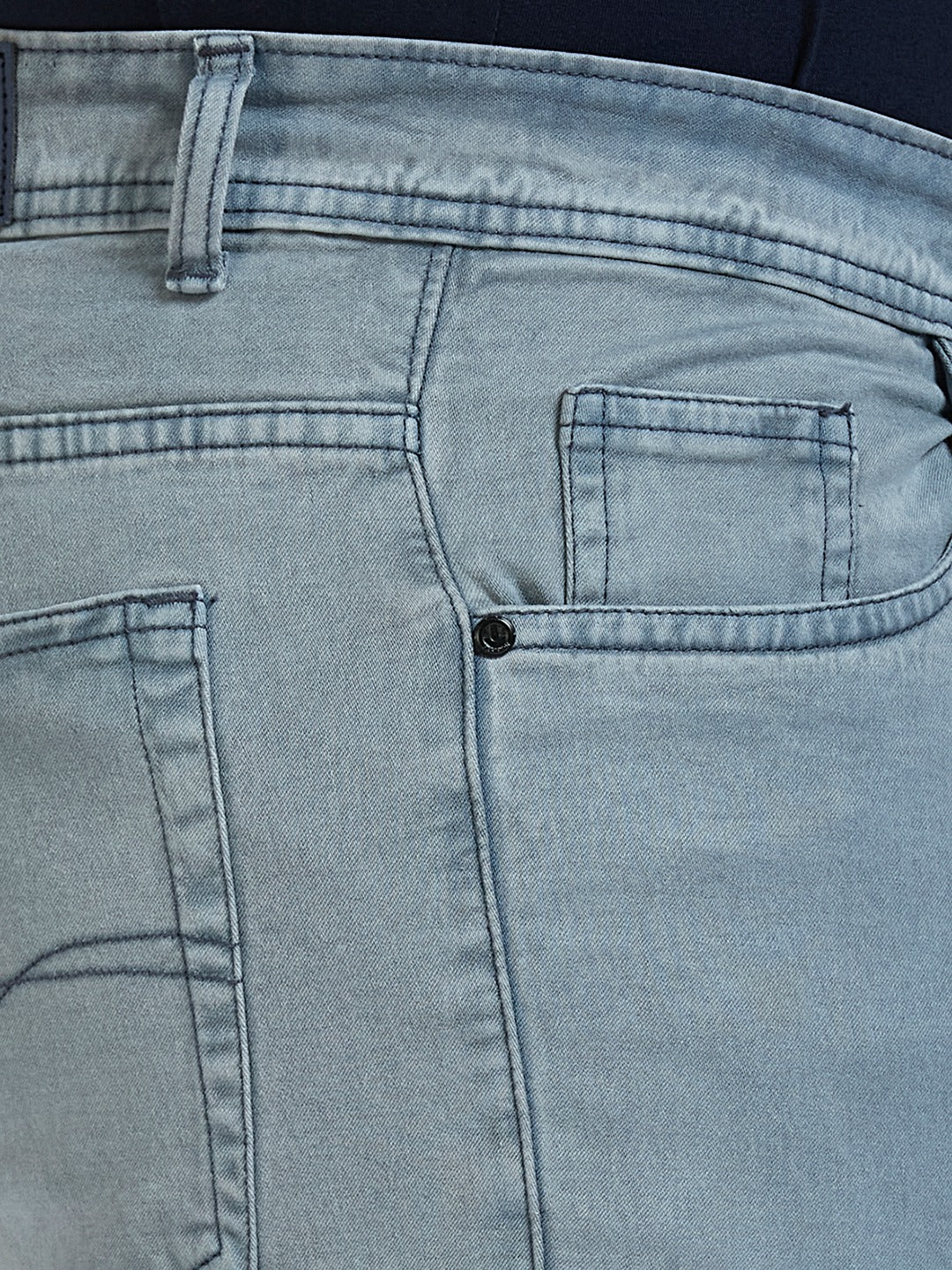 Men's Light Grey Regular Fit Denim Jeans