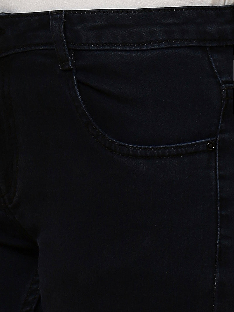 REA-LIZE Blue Dark Shade Skinny Women Jeans