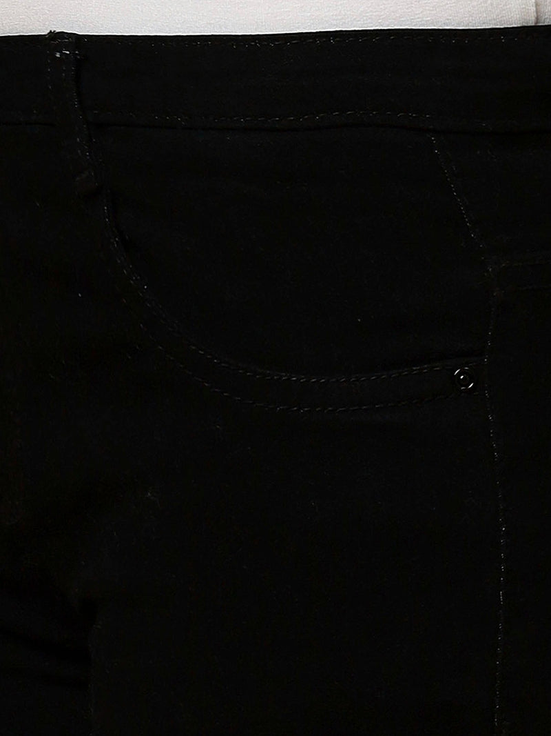 REA-LIZE Black Dark Shade Skinny Women Jeans