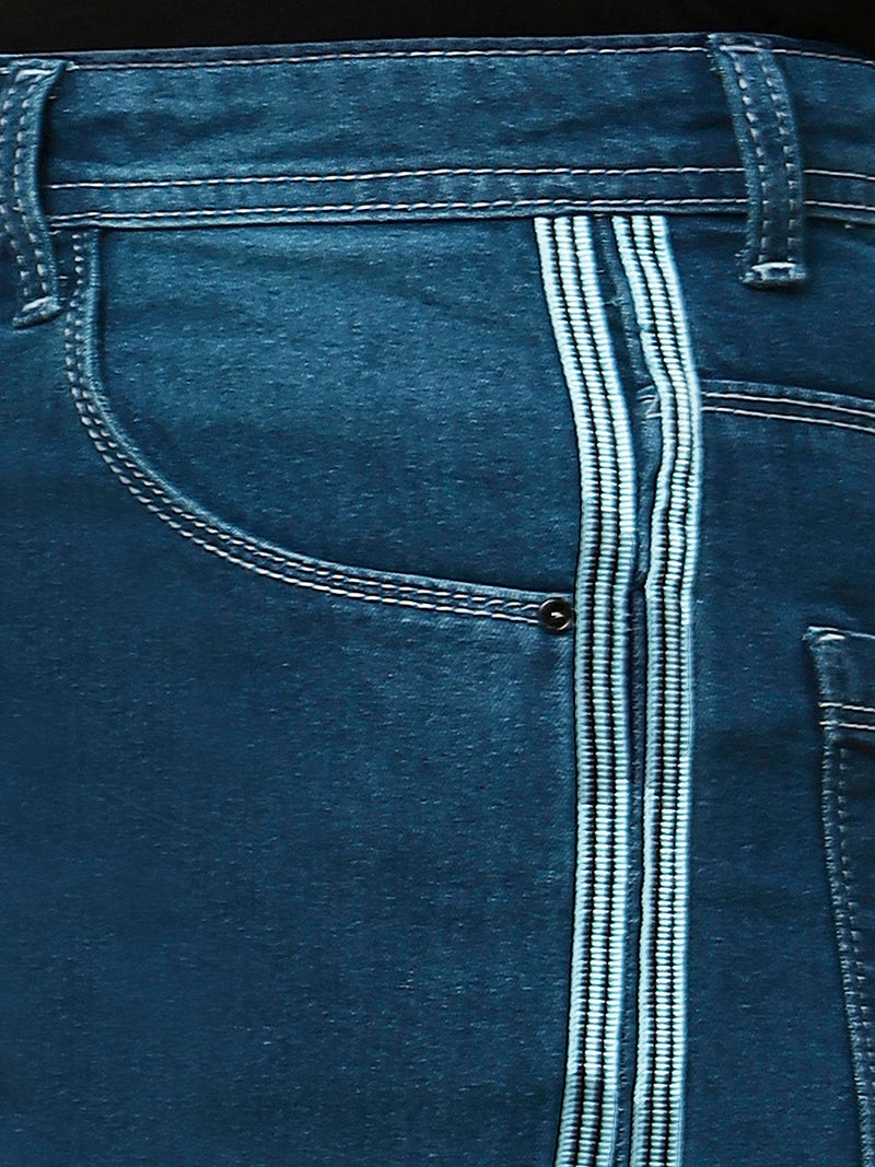 REA-LIZE Blue Dark Shade Skinny Women Jeans