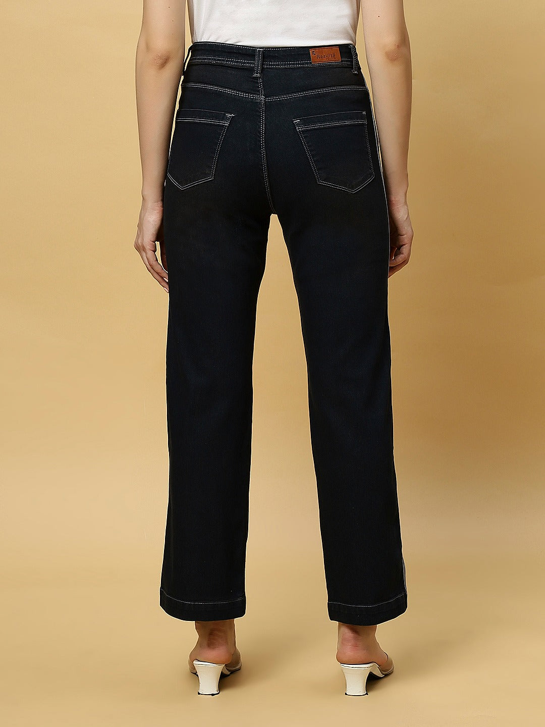 REA-LIZE Blue Dark Shade Skinny Women Jeans