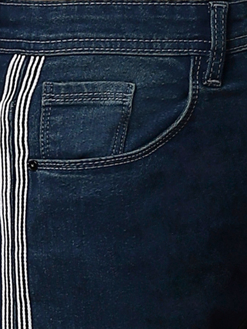 REA-LIZE Blue Dark Shade Straight Women Jeans